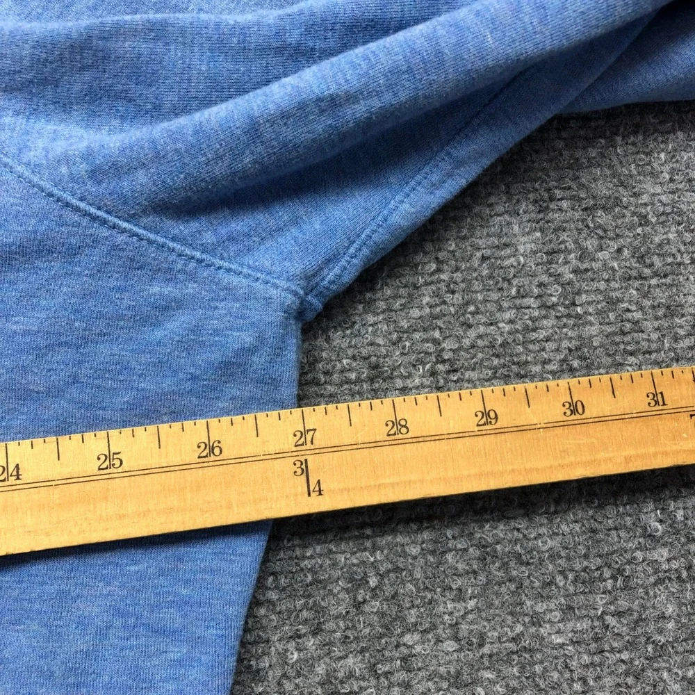 Polo Ralph Lauren Mens XXL Light Blue Heather Quarter Zip Pullover Sweatshirt